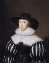 Portret van Grace Bradbourne, vrouw van Thomas Holte, 1627-1700