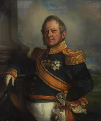 Portret van Hendrik Merkus, Baron de Kock, legercommandant en na 1826 luitenant-gouverneur-generaal van Nederlands-Indië