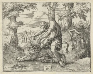 Simson doodt de leeuw