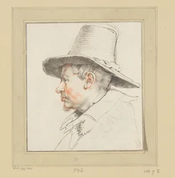 Portret van een onbekende man