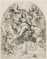 De kroning van Maria