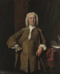 Portret van een heer traditioneel geïdentificeerd als Philips Zweerts (1704-1774)
