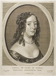 Amalia van Solms, vrouw van Frederik Henry, uit Negen Portretten