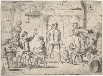 Boeren in een herberg