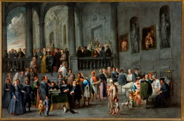 Cyclus van de Zeven Werken van Lichamelijke Barmhartigheid: Bezoek aan de Zieken