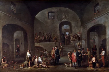 De zeven werken van lichamelijke barmhartigheid: het bezoek aan gevangenen