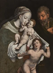 De Heilige Familie met de jonge St. Johannes