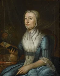 Portret van Eva Goudriaan-de Veer