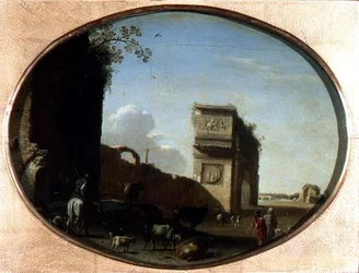 De ruïnes van Rome