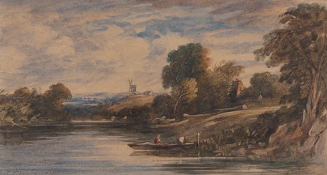 Landschap met windmolen