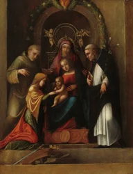 Het mystieke huwelijk van Sint-Catharina