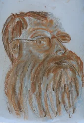 Baardige man