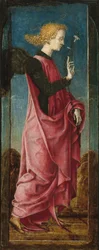 De Aartsengel Gabriël (midden linker paneel)