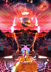 Kosmische spirituele visie
