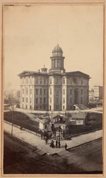 Muziekacademie, Chicago, jaren 1860 (foto)