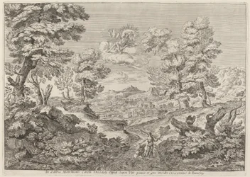 Apollo en een Nimf die een Leeuw Leiden