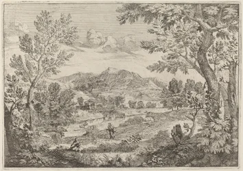 Huizen naast een berg
