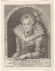 Portret van Elisabeth Stuart, koningin van Bohemen