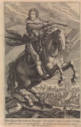 Portret van Lodewijk XIII, te paard