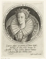 Portret van koningin Elizabeth I van Engeland