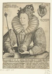 Portret van koningin Elizabeth I van Engeland, 1592