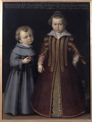 Portret van Francis en Catherine de Medicis, kinderen van Ferdinand