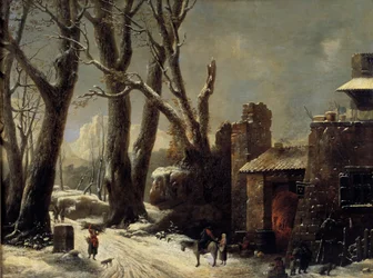 Eerste sneeuw in de Piëmont