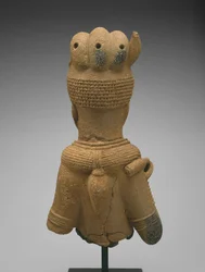Hoofd en torso van een vrouwelijke figuur, Jos Plateau regio, Nigeria, 500 v.Chr.-200 n.Chr. (aardewerk)