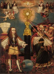 Karel II in Verdediging van de Eucharistie