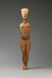 Vrouwelijk figuur, 2600-2400 v.Chr. (marmer)