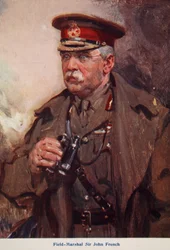 Veldmaarschalk Sir John French, illustratie uit 