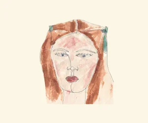 Meisje (aquarel)