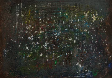 Levendig, donker, abstract