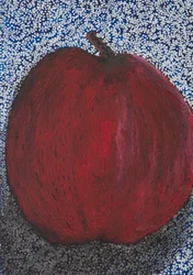 Levendige rode appelstipjes