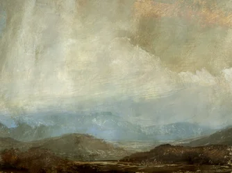 Dramatisch berglandschap