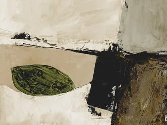 Aards abstract landschap