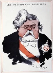 Portret van Armand Fallières, Franse staatsman, door Losques.