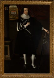 Sir Edward Bisshopp Kt, 2e Bt. Van Parham (1602-1649)