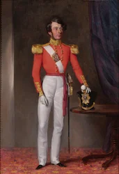 Een officier van het 6e regiment voetvolk