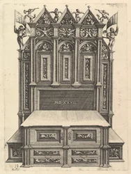 Ontwerp voor een bed, 1527