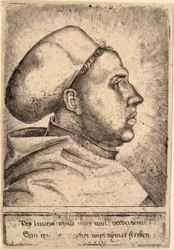 Portret van Maarten Luther