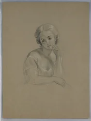Tekening, mogelijke studie voor "Marth, 1860