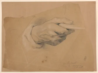 Tekening, Studie voor "Communie van t, 1844