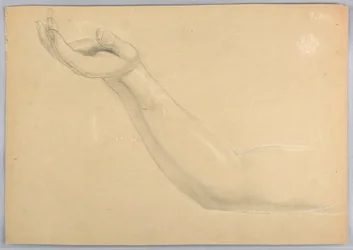Tekening, Studie voor duplicaat van "C, 1850