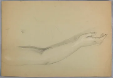 Tekening, Studie voor duplicaat van "C, 1850