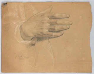 Tekening, Studie voor "Martha Reprove, februari 1855