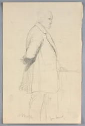 Tekening, Studie voor "Wetenschappelijke Groep", 1858