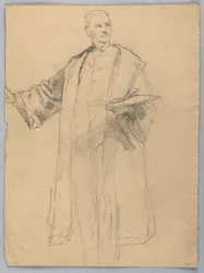 Tekening, Studie voor "Titiaan Tonen, 1872