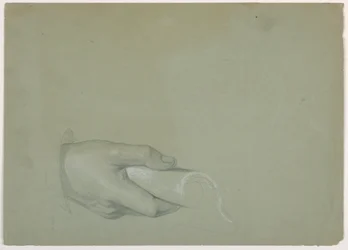 Tekening, Studie voor "Tribuutgeld", 1852