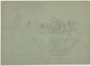 Maria wast de voeten van Christus